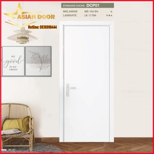 Cửa MDF Melamine, Laminate MS 104SH; LK 1179A