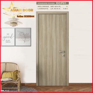 Cửa MDF Melamine chống cháy, MS 404; LK 4516A