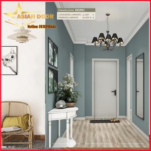 Cửa MDF Melamine-Laminate chống nước, ẩm