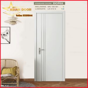 Cửa MDF Melamine-Laminate chống nước, ẩm