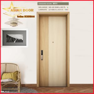 Cửa MDF Melamine chống cháy, nước, ẩm