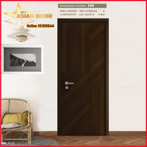 Cửa MDF Melamine chống cháy, nước, ẩm