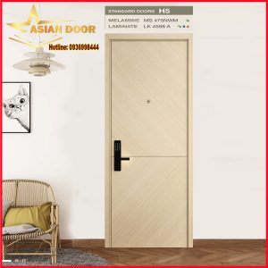 Cửa MDF Melamine chống cháy, nước, ẩm