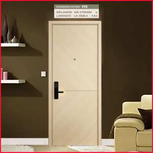 Cửa MDF Melamine chống cháy, nước, ẩm