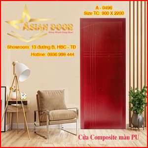 Cửa Composite sơn PU A-0496