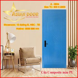Cửa Composite sơn PU A-0834