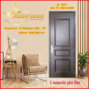 Cửa Composite phào chỉ phủ fiml