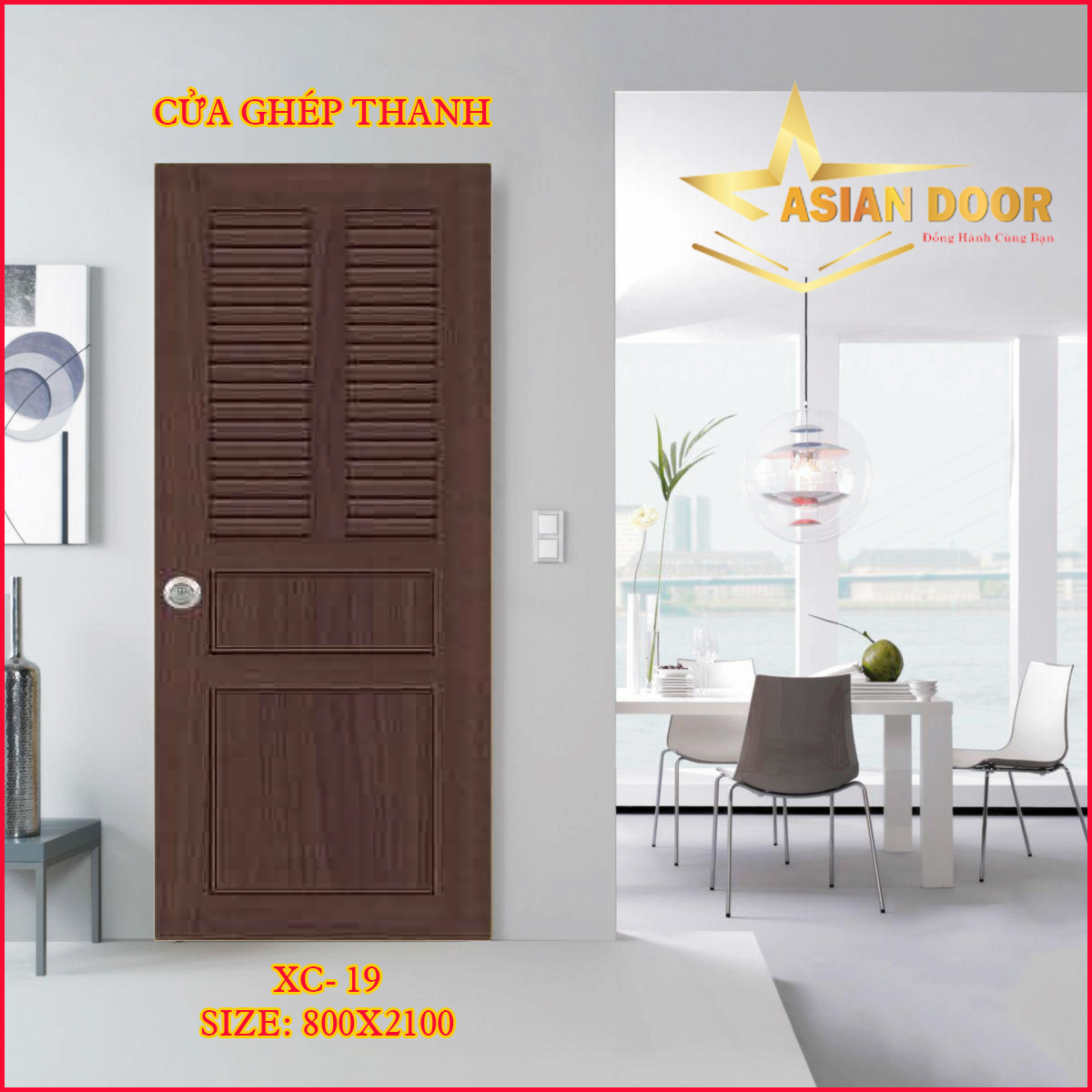 Cửa nhựa Đài Loan XC-19 Cửa nhựa Đài Loan XC-19
