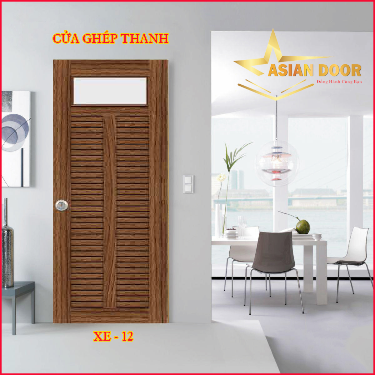 Cửa nhựa Đài Loan XE-12 Cửa nhựa Đài Loan XE-12