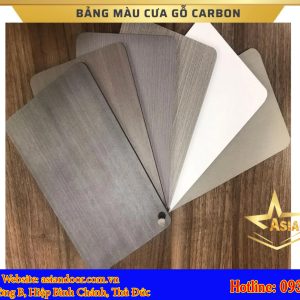 bang mau cua cacbon