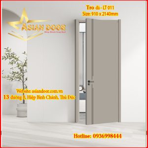 Cửa Cacbon Tro đá LT-011