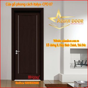 Cửa gỗ phong cách Italya CPD 07
