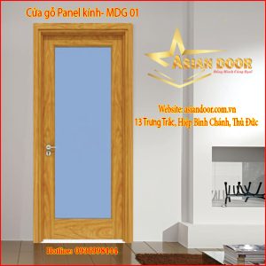 Cửa gỗ Panel kính MDG 01