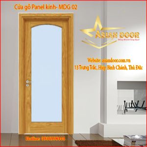 Cửa gỗ Panel kính MDG 02