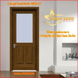 Cửa gỗ Panel kính MDG 07