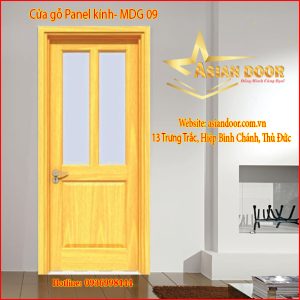Cửa gỗ Panel kính MDG 09