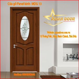Cửa gỗ Panel kính MDG 13