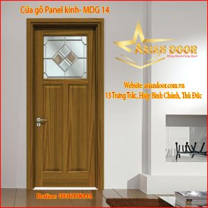Cửa gỗ Panel kính MDG 14