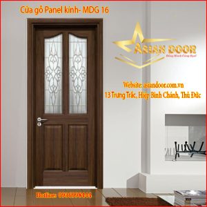 Cửa gỗ Panel kính MDG 16