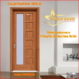 Cửa gỗ Panel kính MDG 30