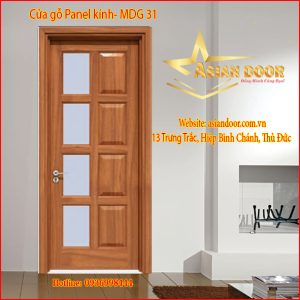 Cửa gỗ Panel kính MDG 31
