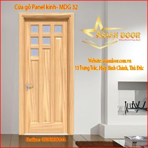 Cửa gỗ Panel kính MDG 32