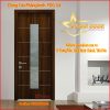 Cửa gỗ phẳng kính FDG 04