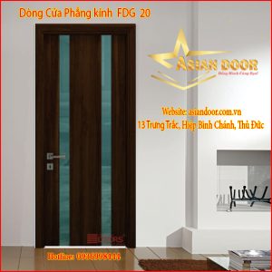 Cửa gỗ phẳng kính FDG 20