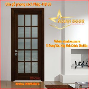 Cửa gỗ phong cách pháp FrD 05