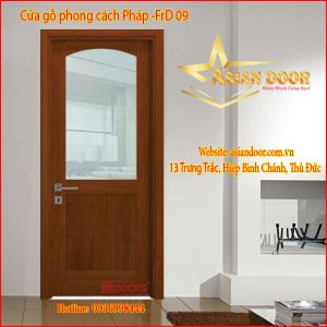 Cửa gỗ phong cách pháp FrD 09