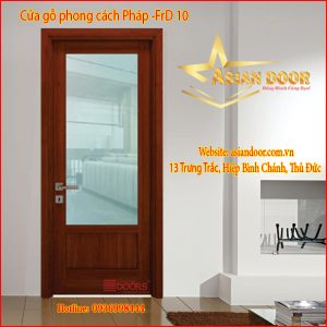 Cửa gỗ phong cách pháp FrD 10