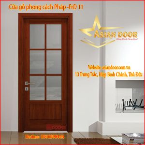 Cửa gỗ phong cách pháp FrD 11