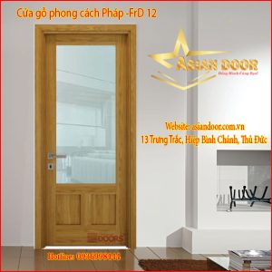Cửa gỗ phong cách pháp FrD 12