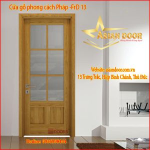 Cửa gỗ phong cách pháp FrD 13
