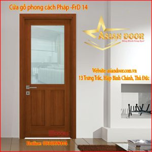 Cửa gỗ phong cách pháp FrD 14
