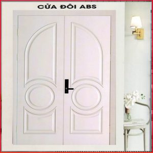 Cửa Đôi ABS Hàn Quốc Trắng sữa